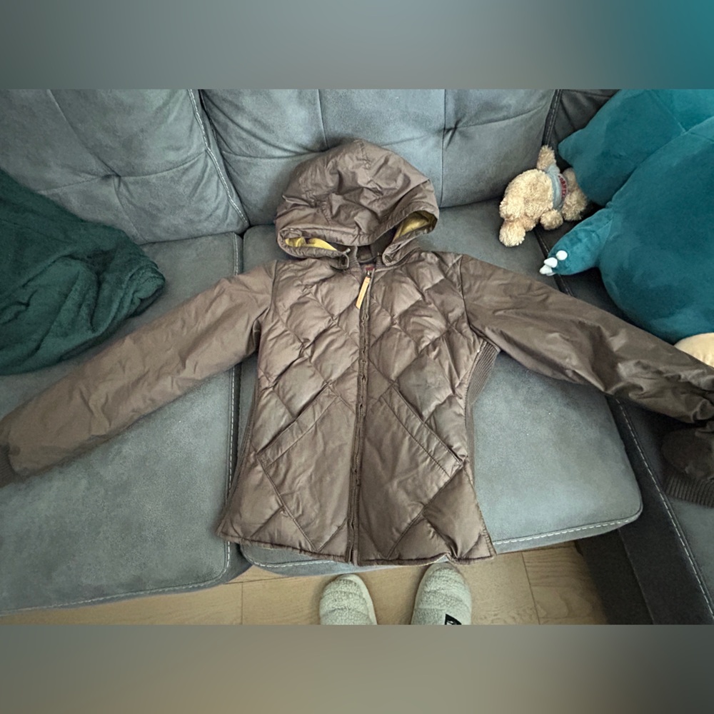 Eddie Bauer premium goose down jacket in petite small